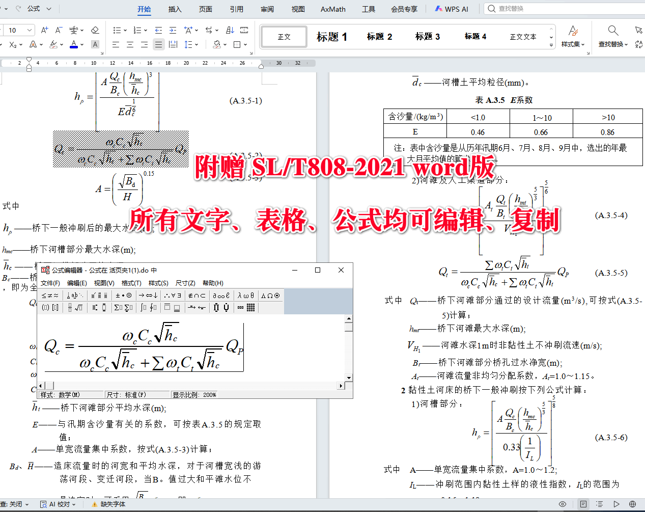 《洪水影响评价技术导则》（SL/T808-2025）【全文附高清无水印PDF+可编辑Word版下载】4