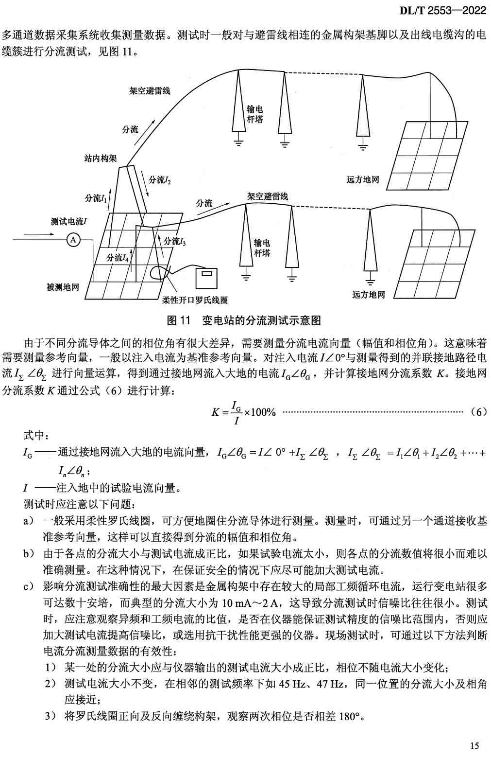 《电力接地系统土壤电阻率、接地阻抗和地表电位测量技术导则》（DL/T2553-2022）【高清无水印PDF版下载】2